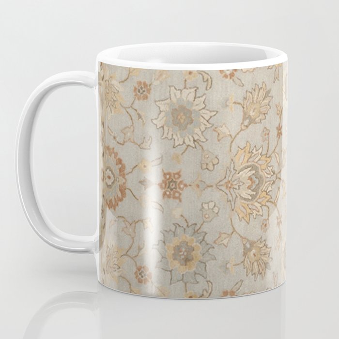 Antique Persian Floral Medallion Vector Painting Coffee Mug Gallery Image 3