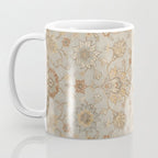 Antique Persian Floral Medallion Vector Painting Coffee Mug Gallery Image 3