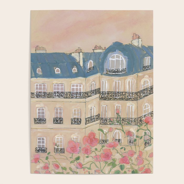Sunset Over Paris Poster Gallery Image 1