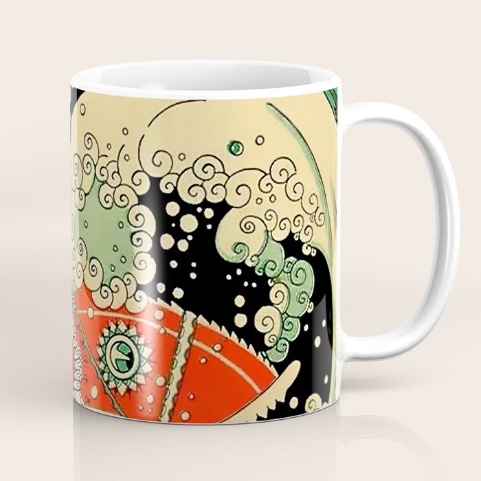 âWaterâ Art Deco By J Carlos Coffee Mug Gallery Image 1