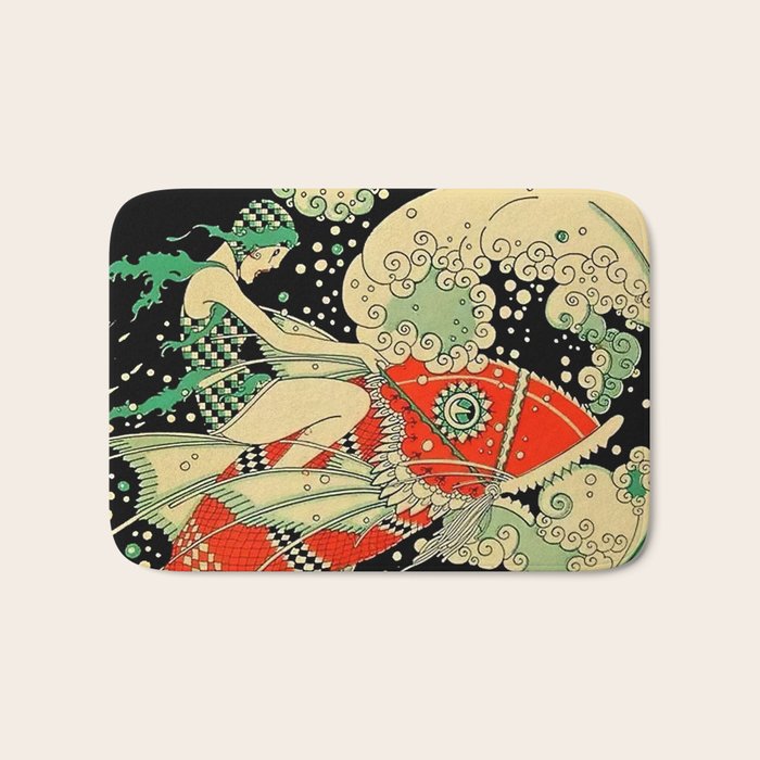 âWaterâ Art Deco By J Carlos Bath Mat Gallery Image 1