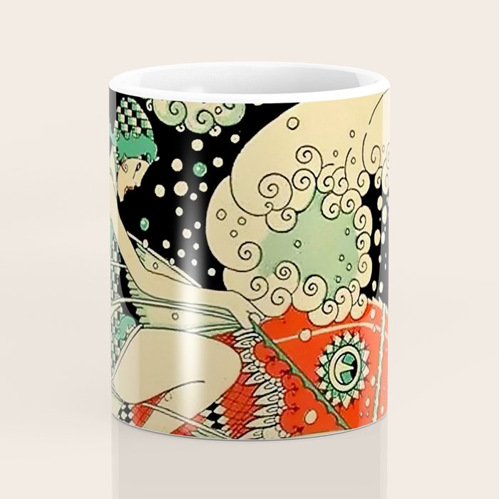 âWaterâ Art Deco By J Carlos Coffee Mug Gallery Image 4