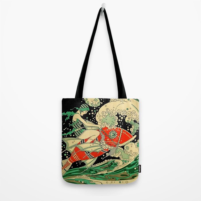 âWaterâ Art Deco By J Carlos Tote Bag Gallery Image 2