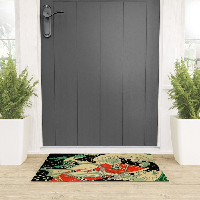 âWaterâ Art Deco By J Carlos Welcome Mat Gallery Image 3