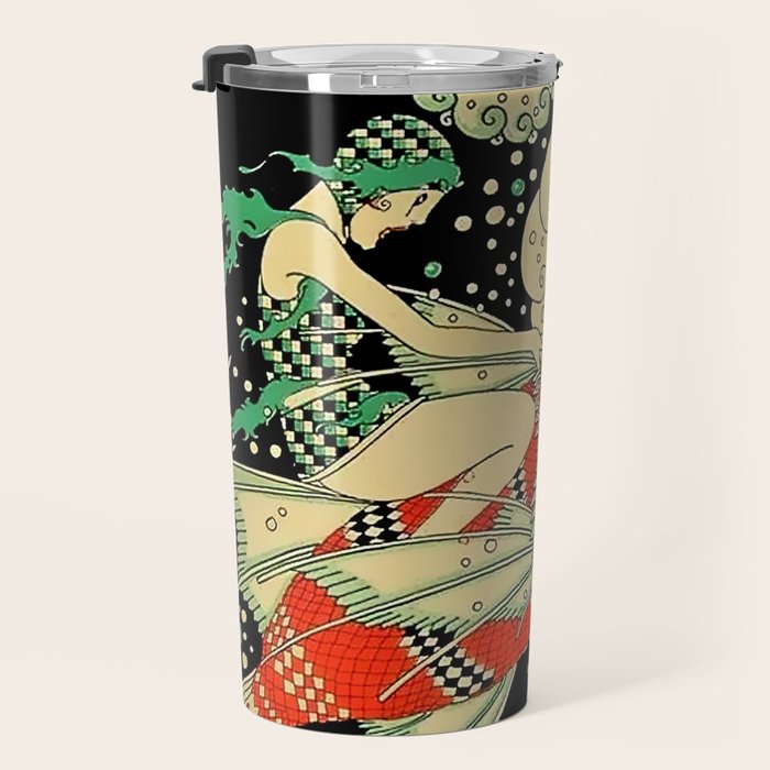 âWaterâ Art Deco By J Carlos Travel Mug Gallery Image 3