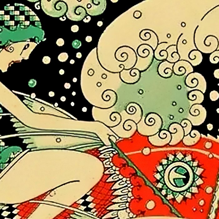 âWaterâ Art Deco By J Carlos Coffee Mug Gallery Image 2