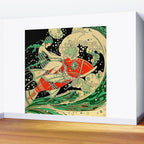 âWaterâ Art Deco By J Carlos Wall Mural Gallery Image 2