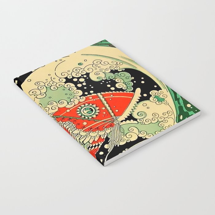 âWaterâ Art Deco By J Carlos Notebook Gallery Image 1