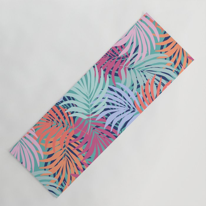 Tropical Forest - sunset Yoga Mat Gallery Image 1