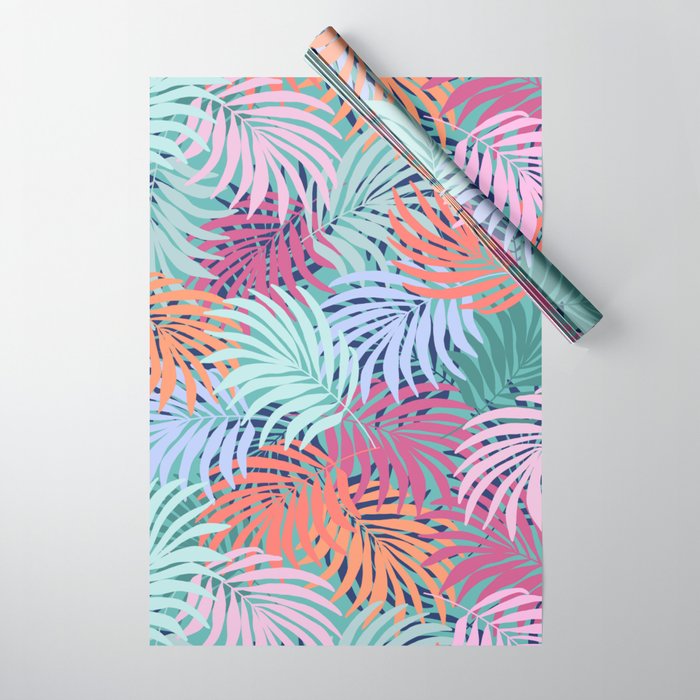 Tropical Forest - sunset Wrapping Paper Gallery Image 1