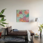 Tropical Forest - sunset Wood Wall Art Gallery Image 2
