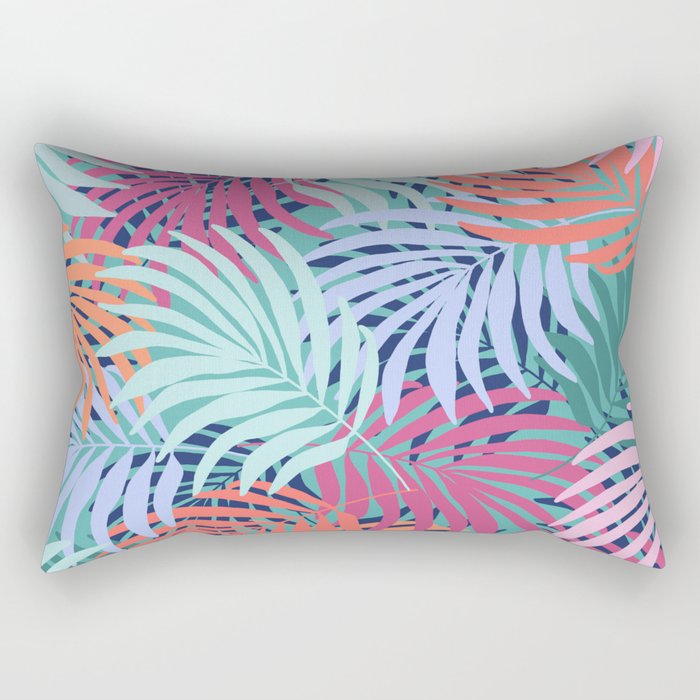 Tropical Forest - sunset Rectangular Pillow Gallery Image 2