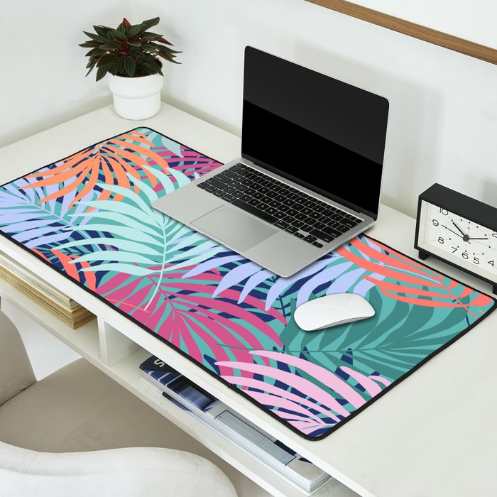 Tropical Forest - sunset Desk Mat Gallery Image 2