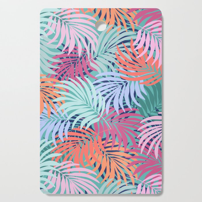 Tropical Forest - sunset Cutting Board Gallery Image 1