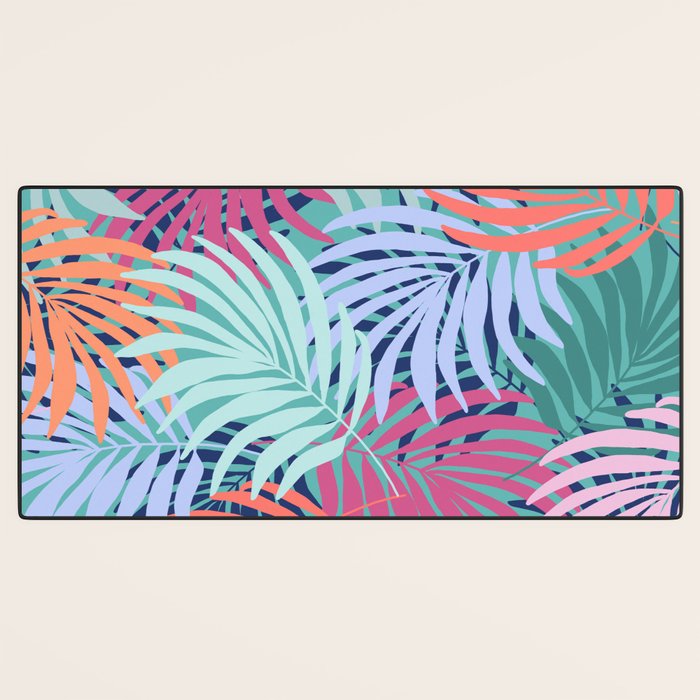 Tropical Forest - sunset Desk Mat Gallery Image 3