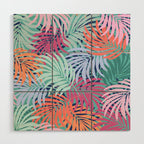 Tropical Forest - sunset Wood Wall Art Gallery Image 1