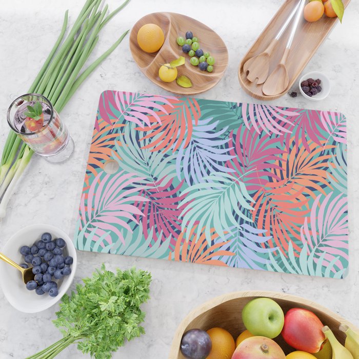 Tropical Forest - sunset Cutting Board Gallery Image 2