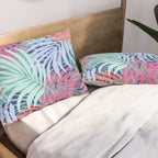 Tropical Forest - sunset Pillow Sham Gallery Image 2