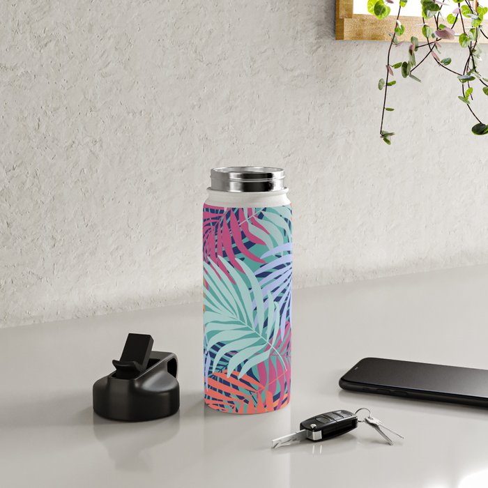 Tropical Forest - sunset Water Bottle Gallery Image 4