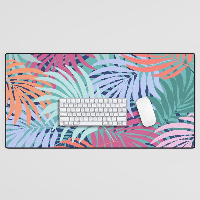 Tropical Forest - sunset Desk Mat Gallery Image 1