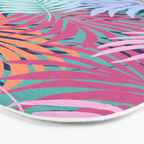 Tropical Forest - sunset Bath Mat Gallery Image 3
