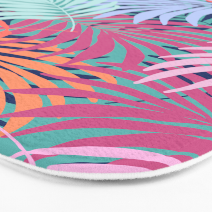 Tropical Forest - sunset Bath Mat Gallery Image 3