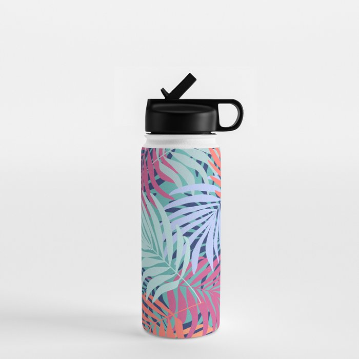 Tropical Forest - sunset Water Bottle Gallery Image 1