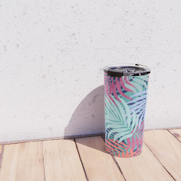 Tropical Forest - sunset Travel Mug Gallery Image 4