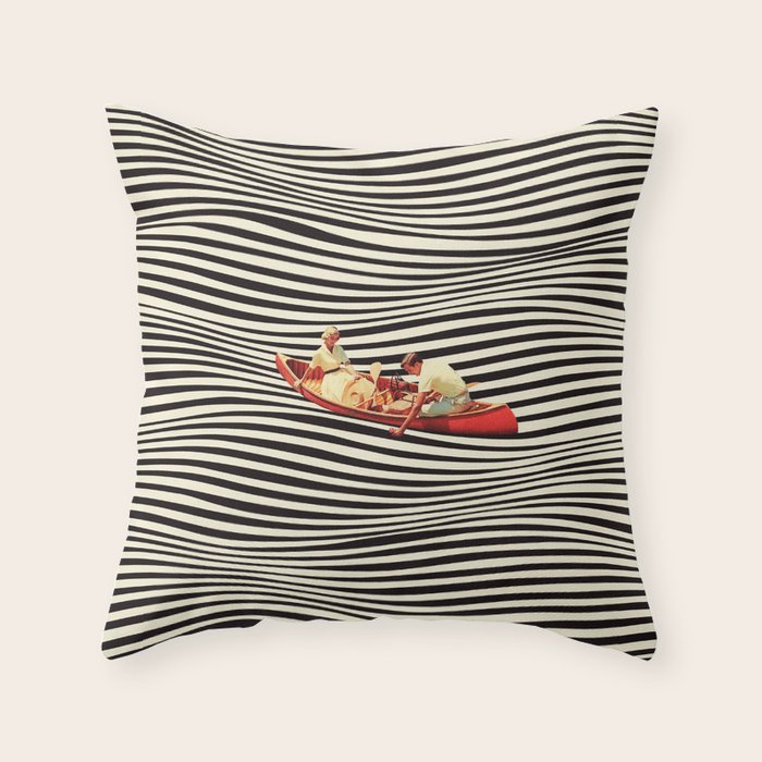 The Real Boat Ride Throw Pillow Gallery Image 1