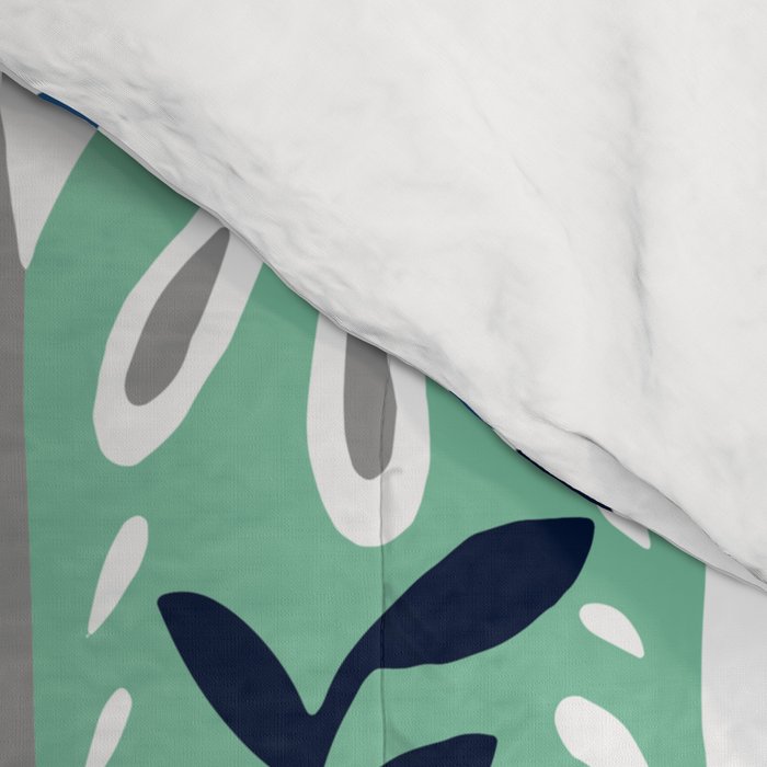Hamsa Hand - Navy Palette Comforter Gallery Image 4