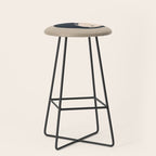 Yin Yang Cats Illustration Stool Gallery Image 1