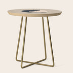 Yin Yang Cats Illustration Side Table Gallery Image 1