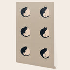 Yin Yang Cats Illustration Wallpaper Gallery Image 2