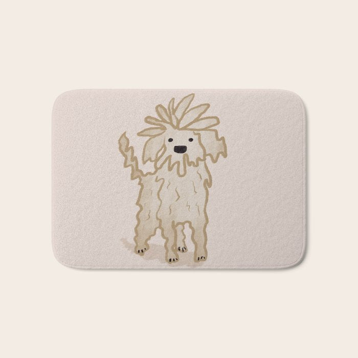 Oodle dog Bath Mat Gallery Image 1