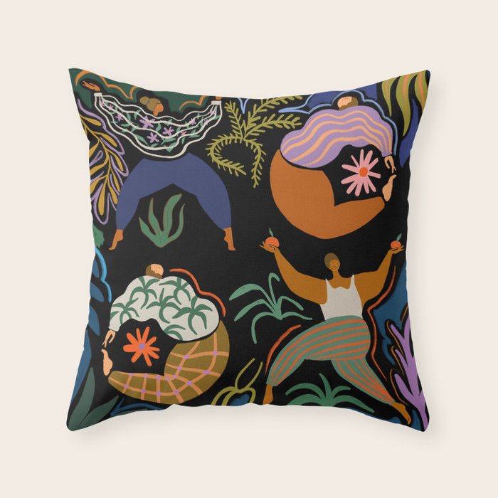 XOXO Hugs and Kisses Throw Pillow Gallery Image 1