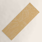 Monstera No2 Yellow Yoga Mat Gallery Image 1