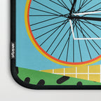 Roadie - peugeot px10, bicycle art print, cycling art, gifts for cyclists, memphis art print Laptop Sleeve Gallery Image 3