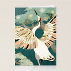 Golden Crane Stationery Card Gallery Image 2