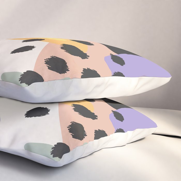 Flower Market Madrid, Pastel Edition Pillow Sham Gallery Image 3