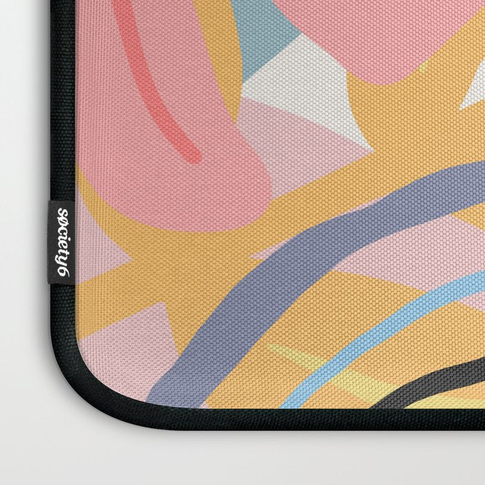 Flower Market Madrid, Pastel Edition Laptop Sleeve Gallery Image 3
