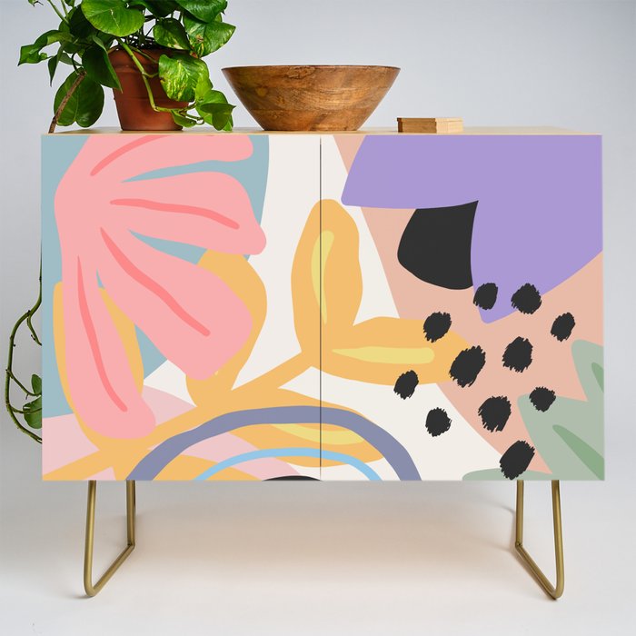 Flower Market Madrid, Pastel Edition Credenza Gallery Image 1