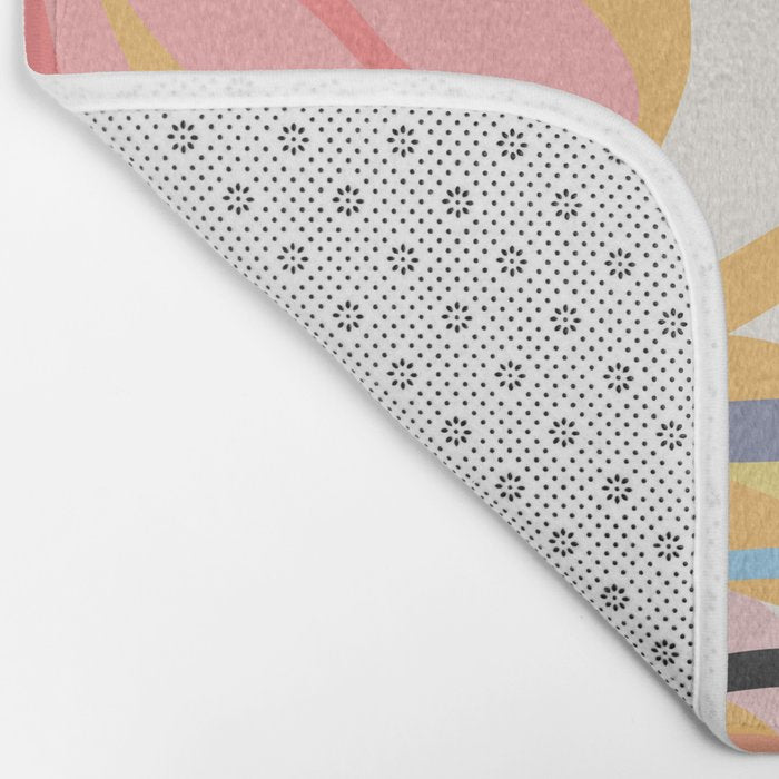 Flower Market Madrid, Pastel Edition Bath Mat Gallery Image 2