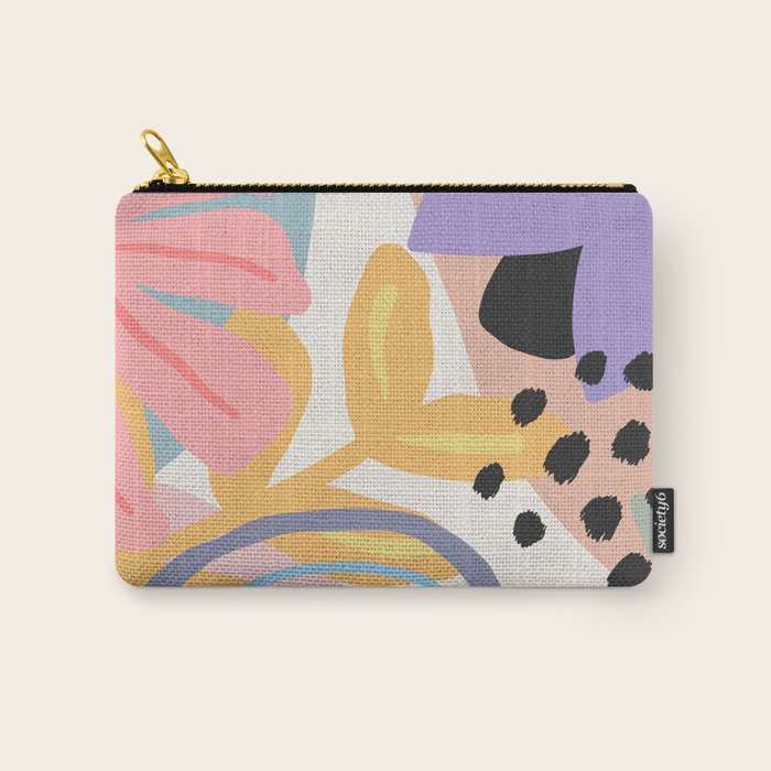 Flower Market Madrid, Pastel Edition Carry All Pouch Gallery Image 1