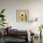 Whimsical Wombat Wood Wall Art Gallery Image 2