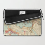 Vintage Map of The Roman Empire (1889) Laptop Sleeve Gallery Image 2