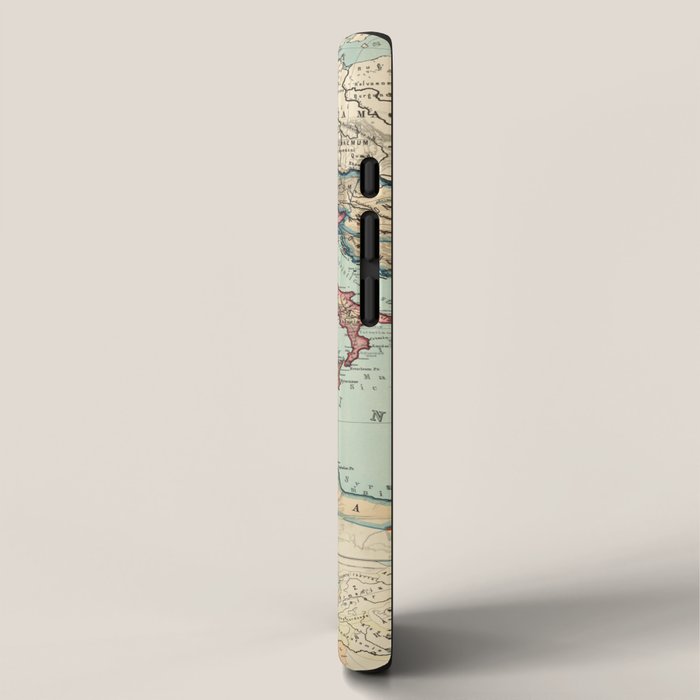 Vintage Map of The Roman Empire (1889) iPhone Case Gallery Image 2