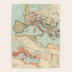 Vintage Map of The Roman Empire (1889) Poster Gallery Image 4