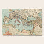 Vintage Map of The Roman Empire (1889) Cutting Board Gallery Image 1