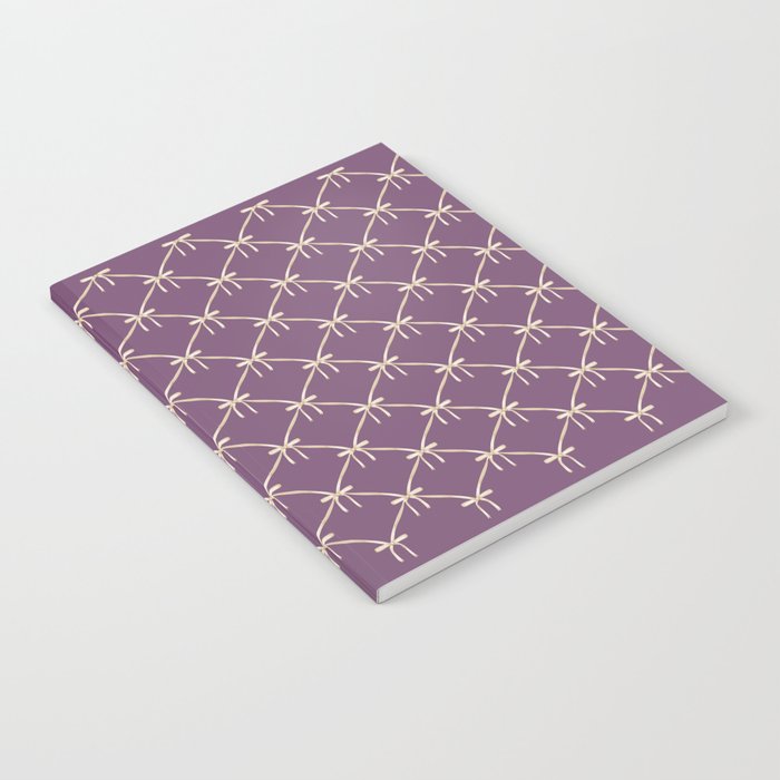 Bows & Ribbons Pattern XXXVI Lavender Purple Notebook Gallery Image 2