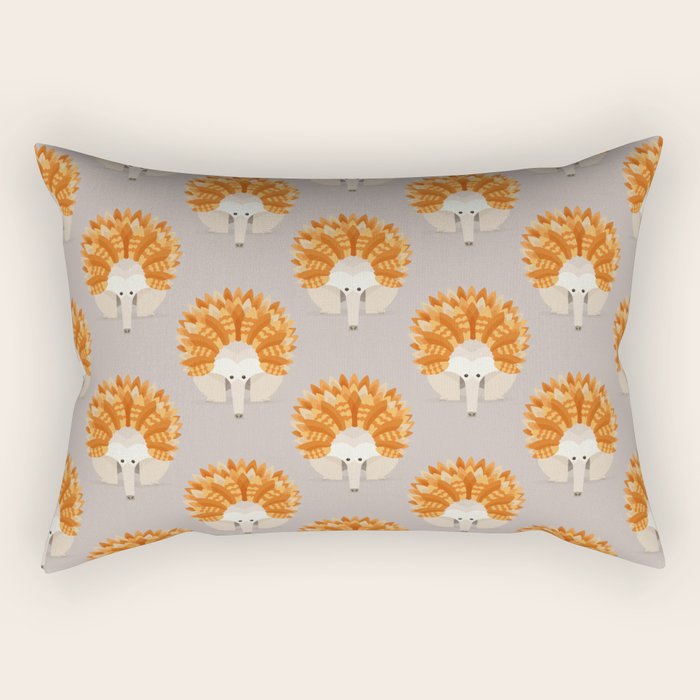 Whimsical Echidna Rectangular Pillow Gallery Image 1